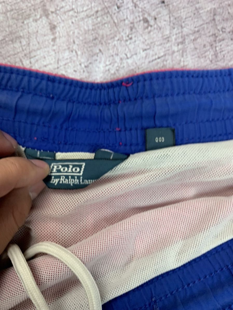 Polo Ralph Lauren × Ralph Lauren × Vintage Polo Ralph Lauren Vintage Mens Pink Nylon Shorts Size US 34 / EU 50 - 6 Thumbnail