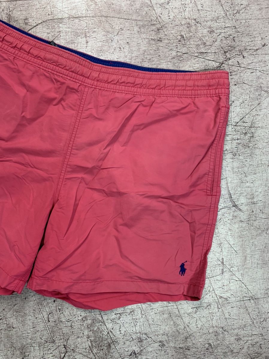Polo Ralph Lauren × Ralph Lauren × Vintage Polo Ralph Lauren Vintage Mens Pink Nylon Shorts Size US 34 / EU 50 - 4 Thumbnail