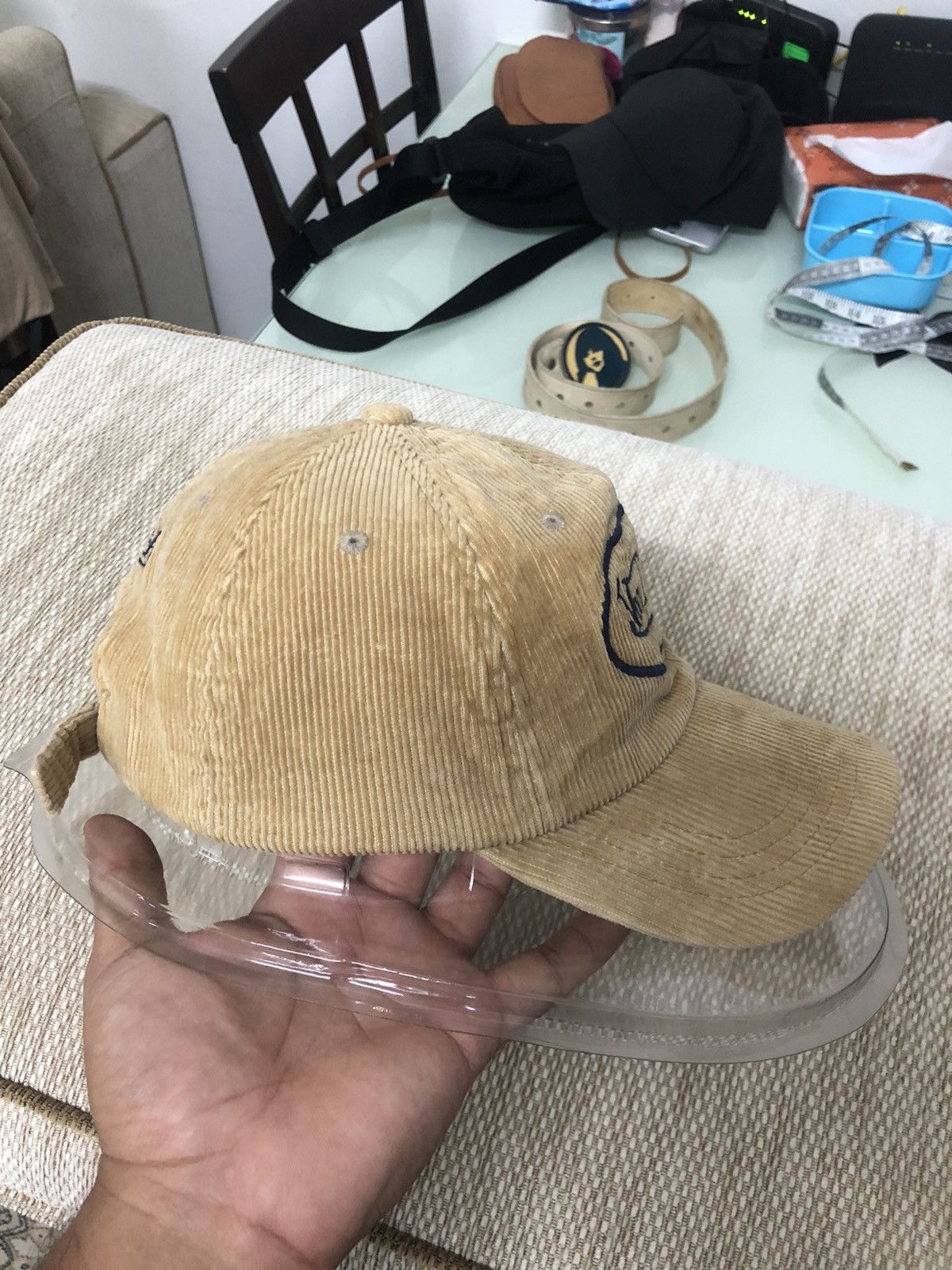Von Dutch Rare❗️Vintage Von Ducth Corduroy Brown Cap Size ONE SIZE - 4 Thumbnail