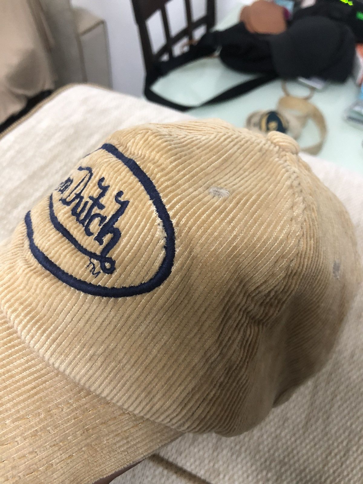 Von Dutch Rare❗️Vintage Von Ducth Corduroy Brown Cap Size ONE SIZE - 10 Thumbnail