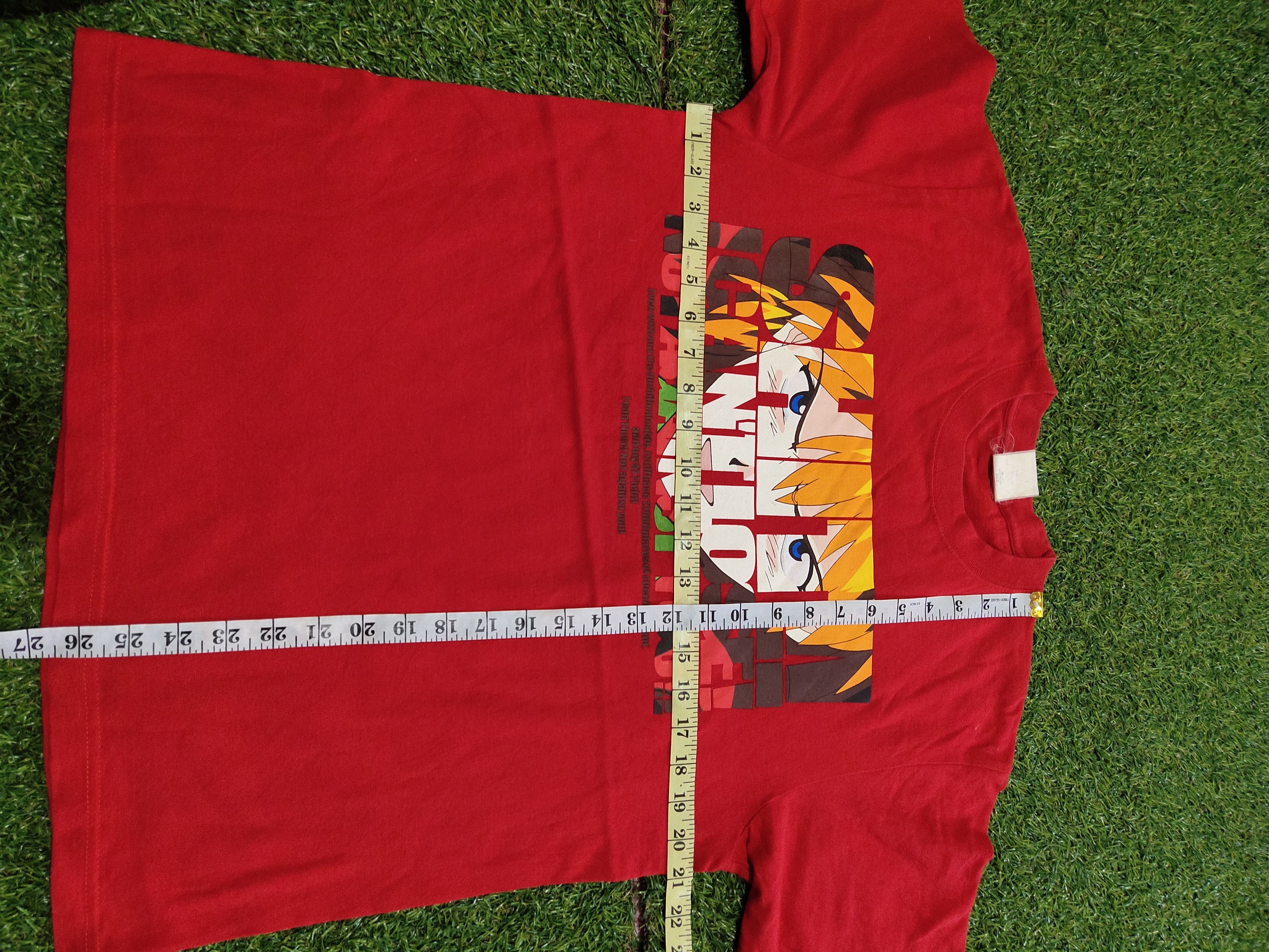 image of Anima x Movie Vintage Neon Genesis Evangelion Asuka Anime Movie in Red, Men's (Size Large)