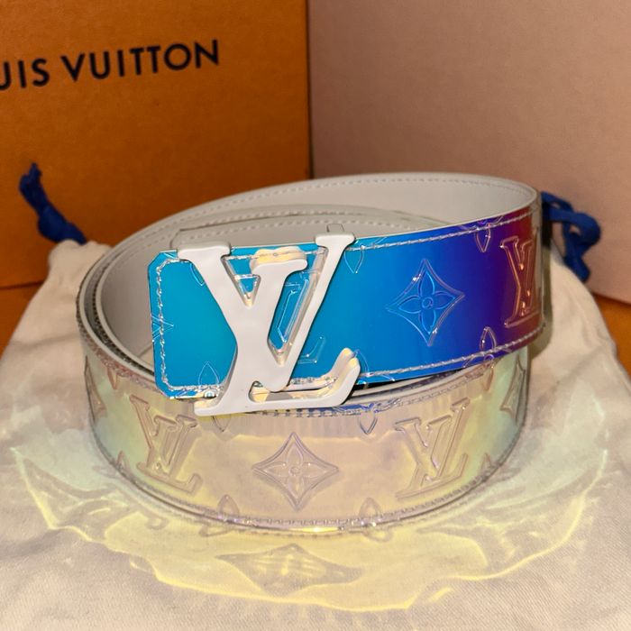 Louis Vuitton LV Shape Belt Monogram 40MM Prism Virgil Abloh FW19