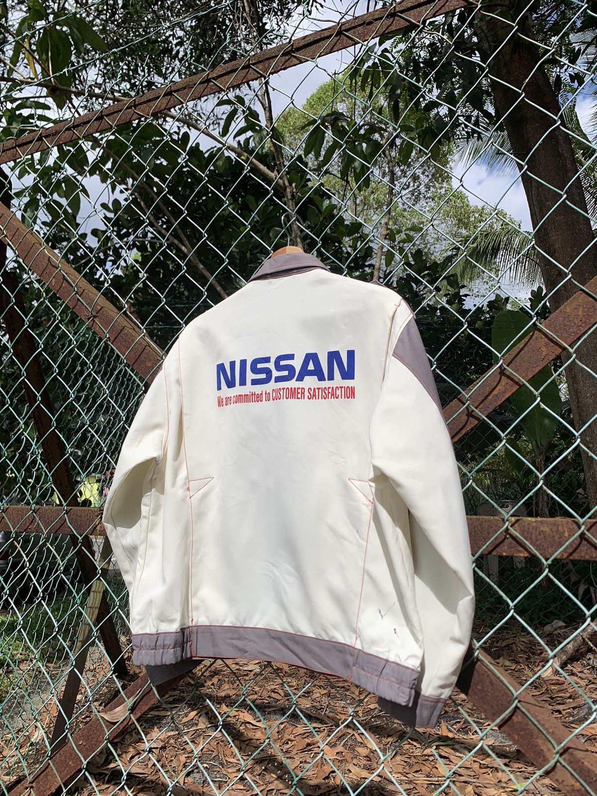 Japanese Brand 🏁Vintage NISSAN Work Jacket Size US M / EU 48-50 / 2 - 8 Thumbnail