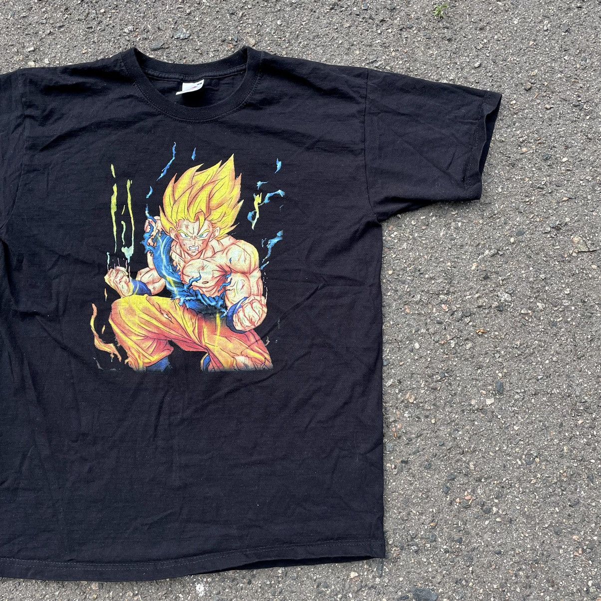 Vintage Vintage 90s Dragon Ball Z Anime Graphic Tee Black Bleached S Size US S / EU 44-46 / 1 - 3 Thumbnail