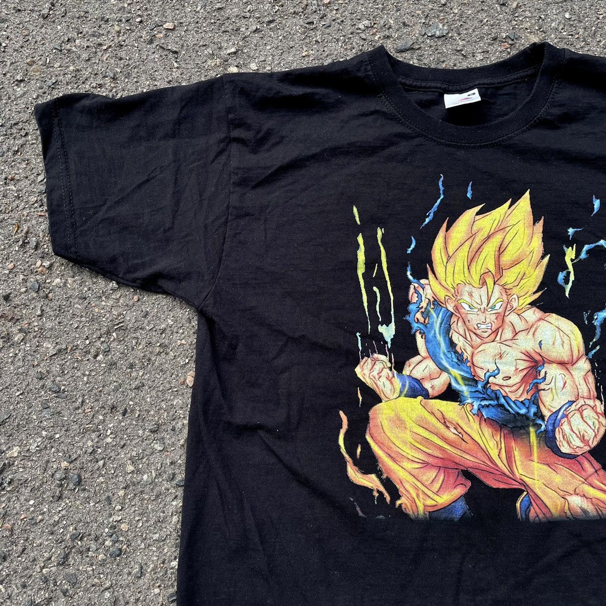 Vintage Vintage 90s Dragon Ball Z Anime Graphic Tee Black Bleached S Size US S / EU 44-46 / 1 - 2 Thumbnail