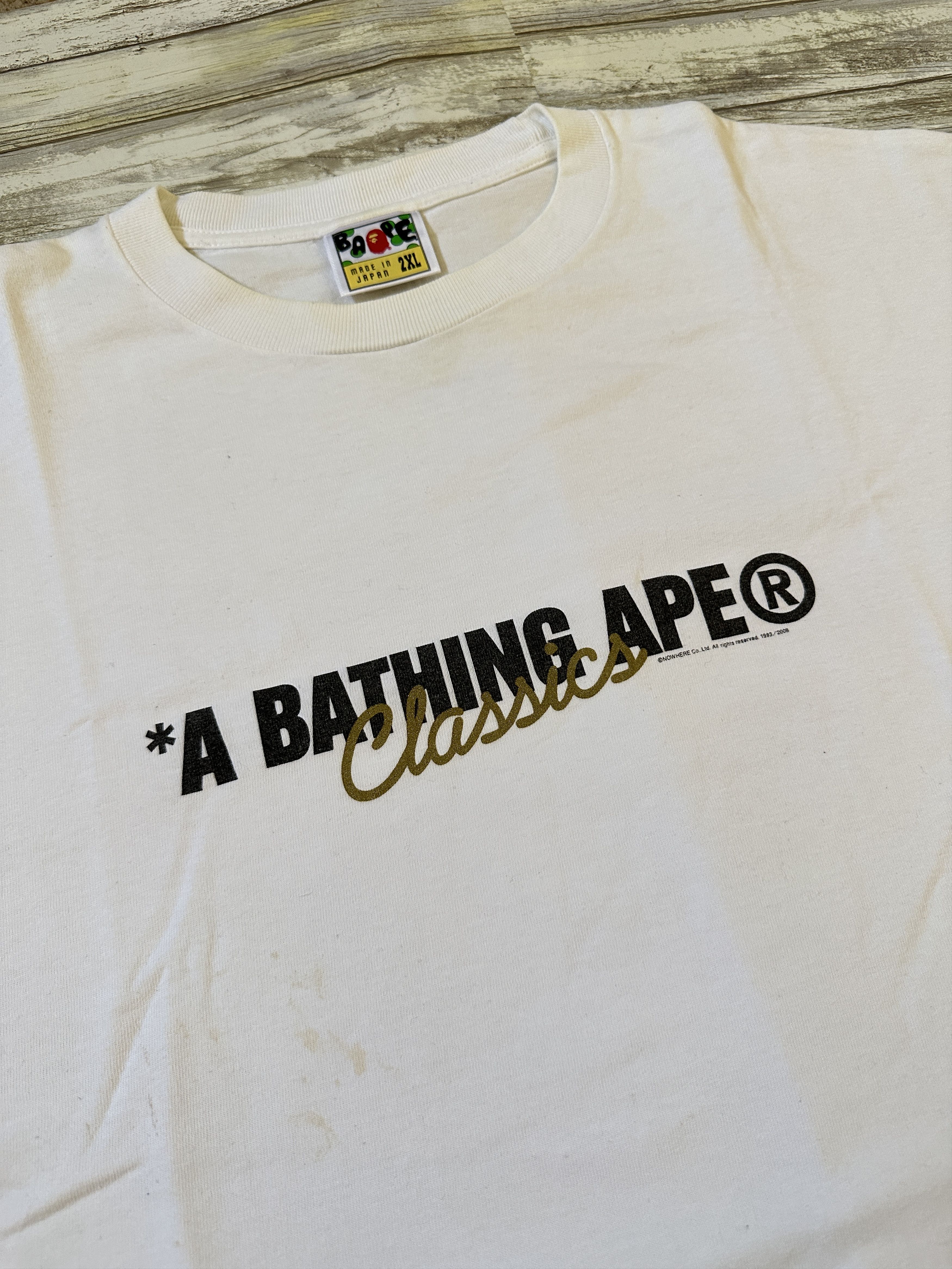 Sweat à Capuche Intégral A Bathing Ape (BAPE) - Shark 2008 Kyoto City Camo - Taille XXL Neuf Avec Étiquette