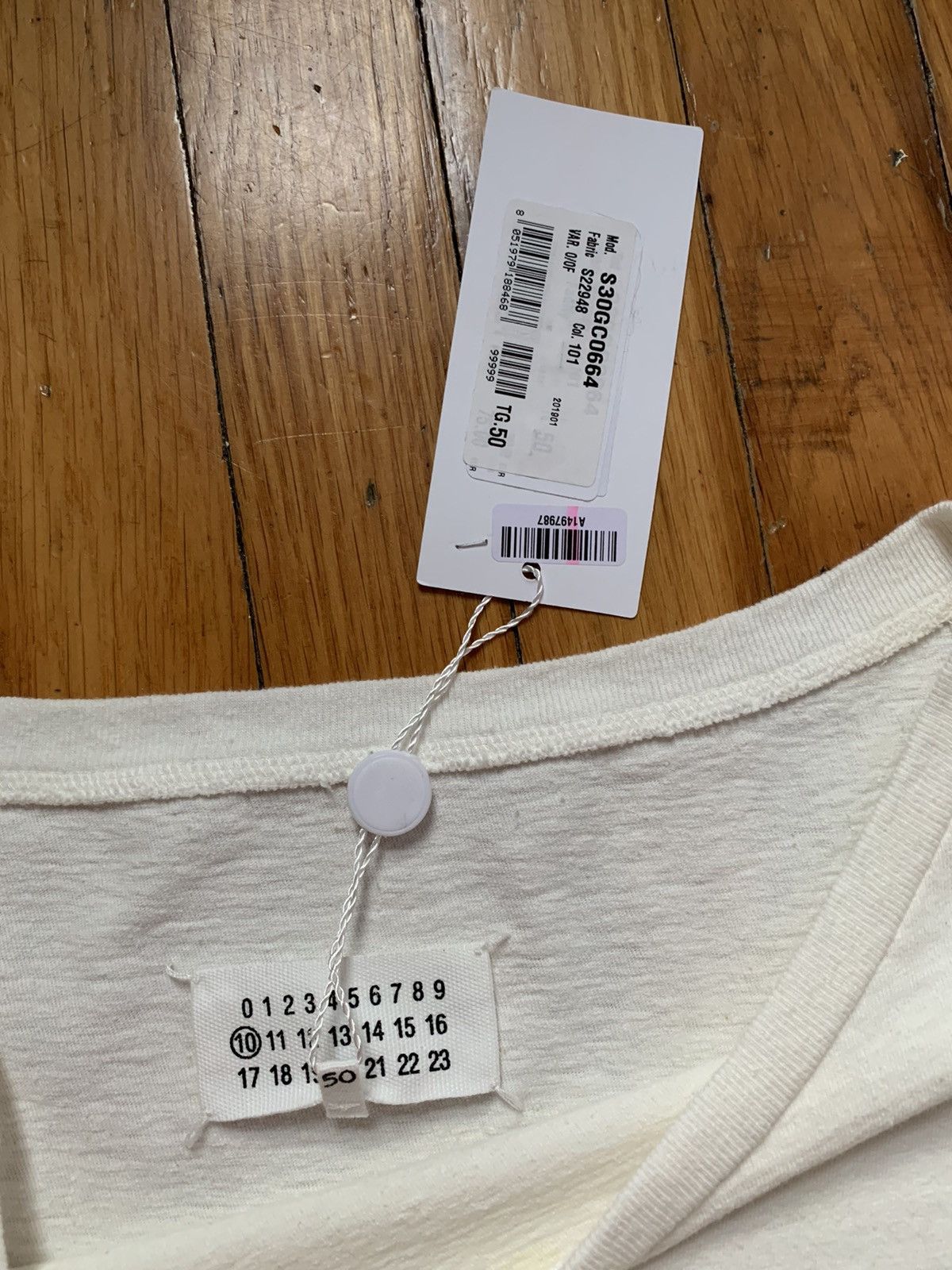 Maison Margiela Line 10 “Hello, Sailor” t-shirt, IT50, made in Italy Size US M / EU 48-50 / 2 - 10 Thumbnail