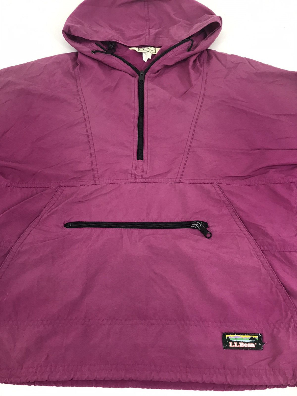 L.L. Bean × Vintage Vintage L.L Bean Windbreaker Hoodies Style Big Front Pocket Size US S / EU 44-46 / 1 - 8 Thumbnail