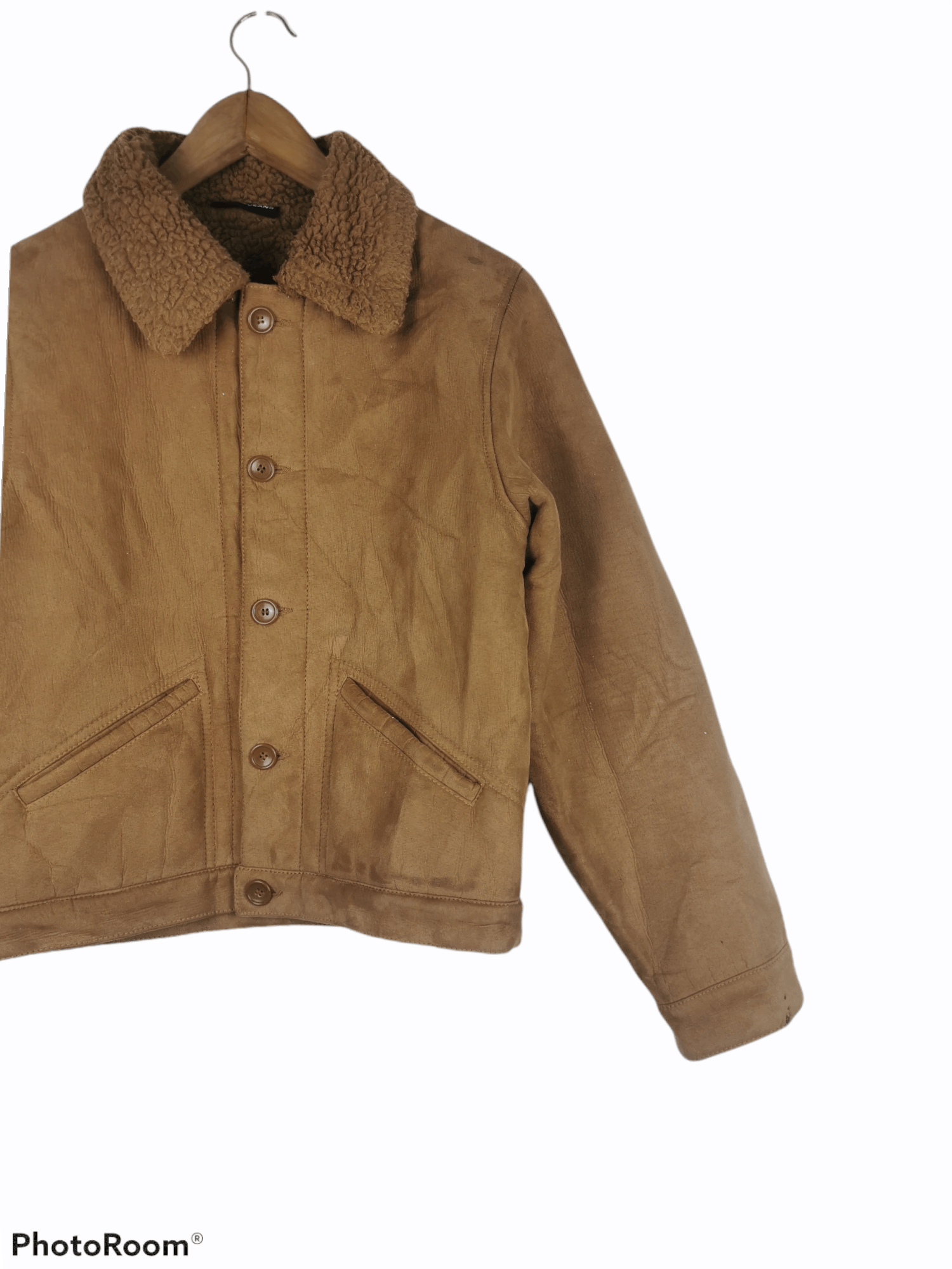 DKNY DKNY Suede Fleece Lining Jacket Size US M / EU 48-50 / 2 - 3 Thumbnail