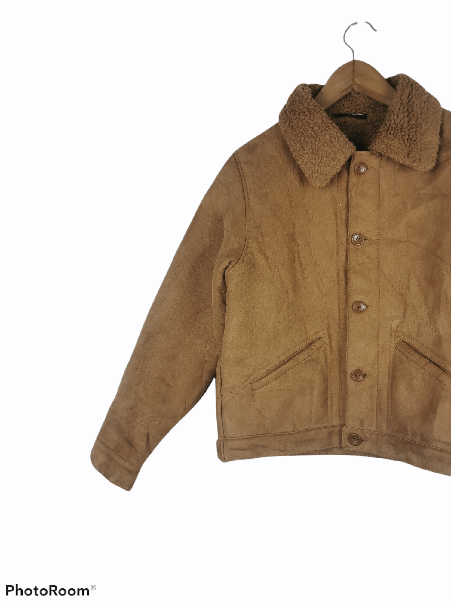 DKNY DKNY Suede Fleece Lining Jacket Size US M / EU 48-50 / 2 - 2 Thumbnail