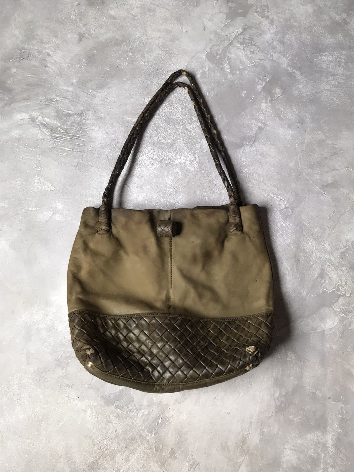 Bottega Veneta Bottega Veneta Vintage Leather Shoulder Bag | Grailed