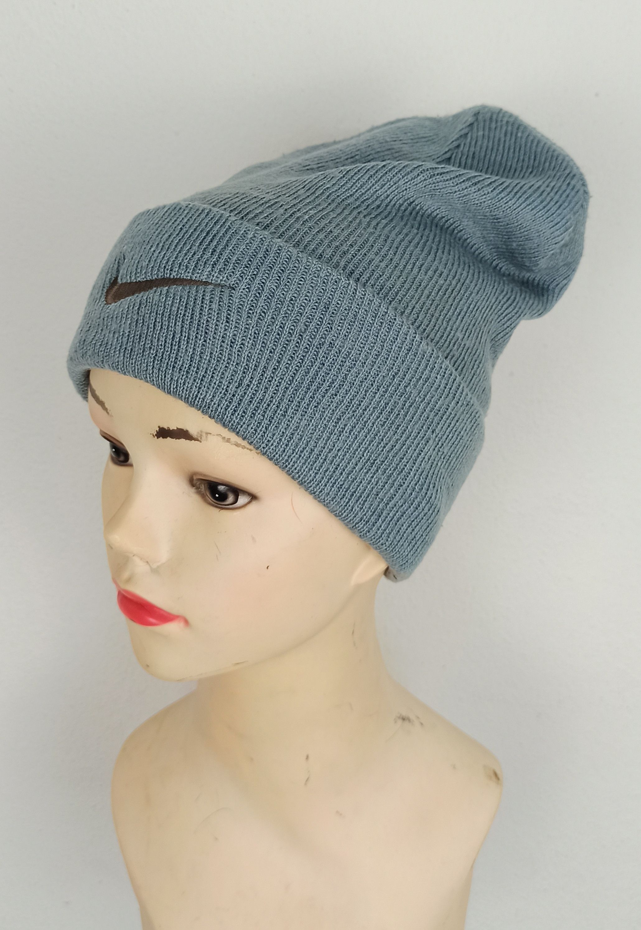 Nike Vintage🔥 Nike Embroidery Swoosh Snow Cap Size ONE SIZE - 3 Thumbnail