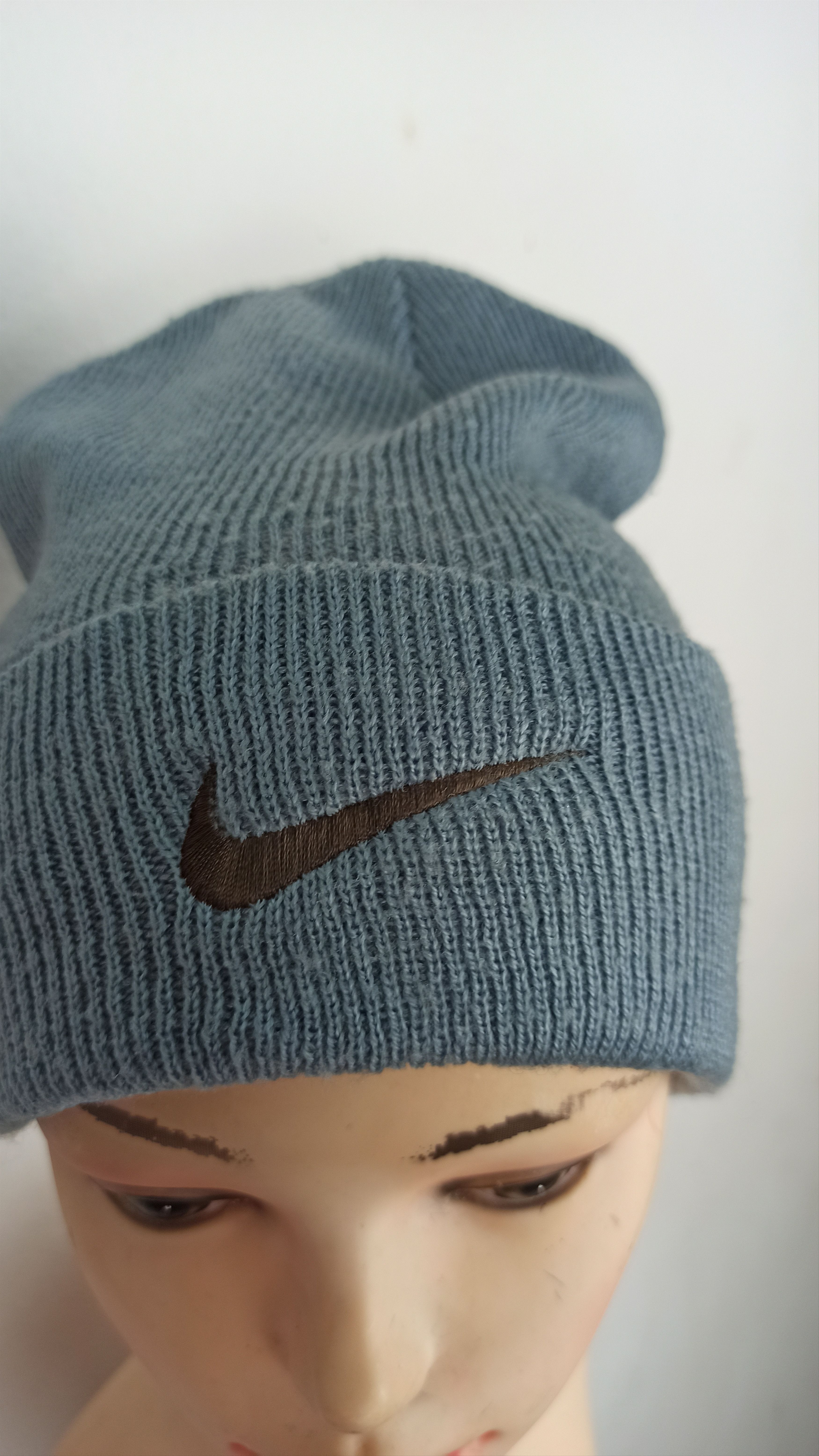 Nike Vintage🔥 Nike Embroidery Swoosh Snow Cap Size ONE SIZE - 2 Thumbnail