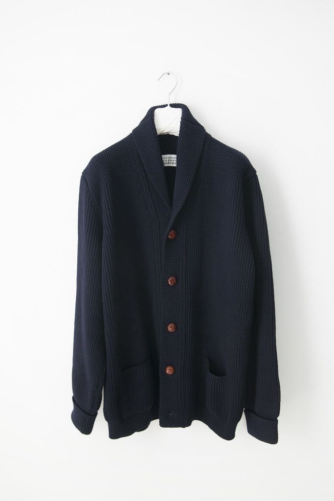 Maison Margiela AW00 shawl collar cardigan | Grailed