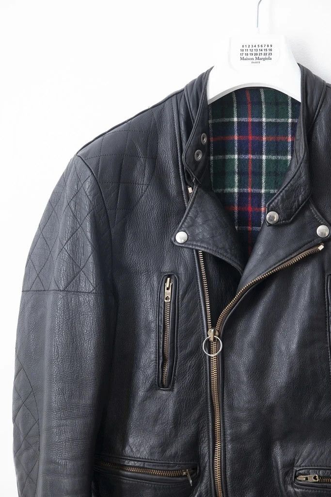 Vintage Voguesport double rider leather jacket
