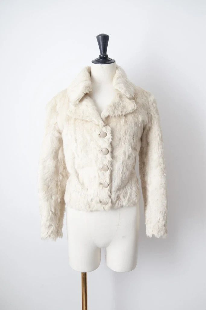 Vintage 1960's goat fur jacket Size S / US 4 / IT 40 - 1 Thumbnail