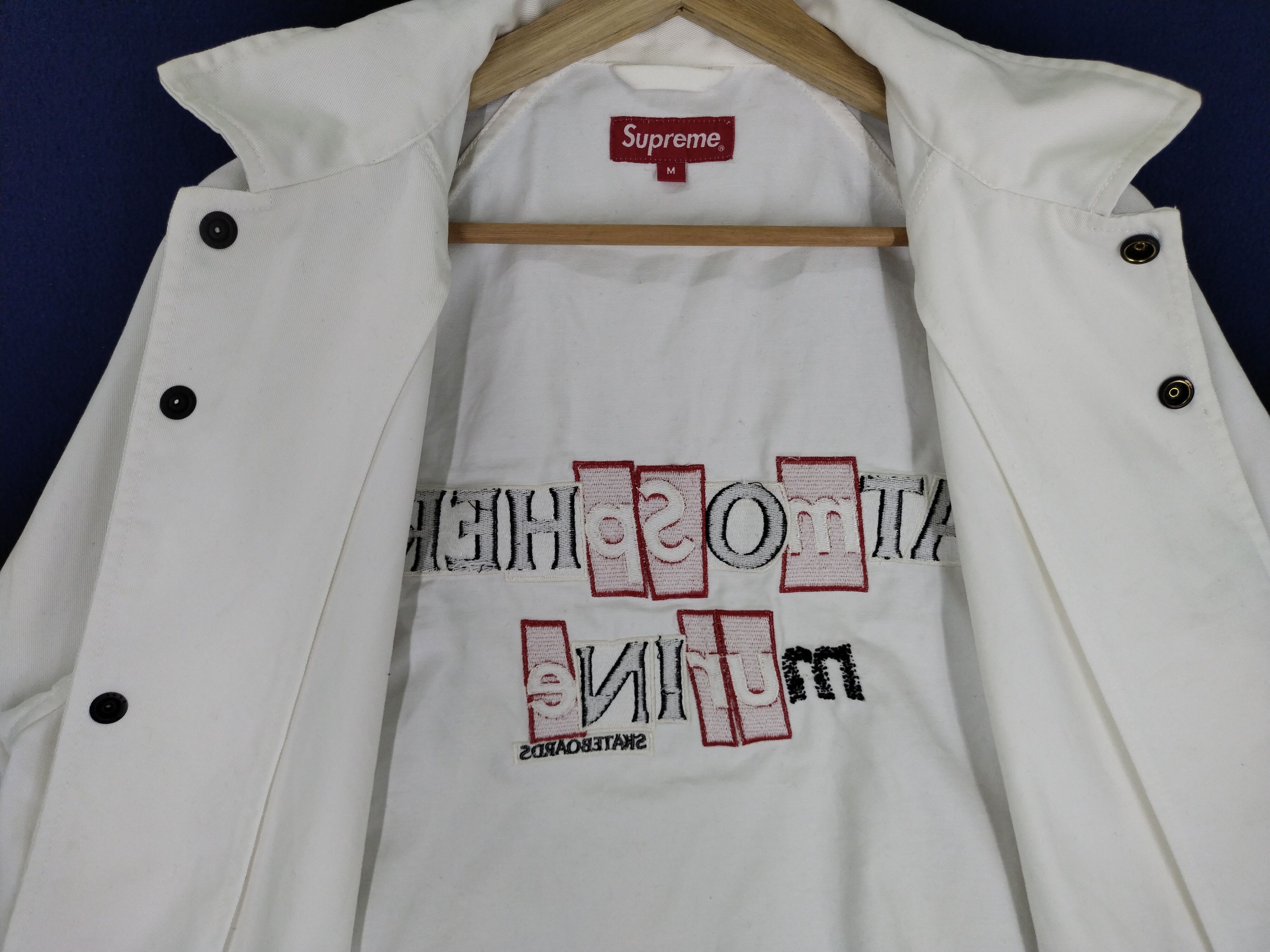 Antihero × Supreme SUPREME x SKATE ANTIHERO "ATMOSPHERE URINE" Twill Jacket Size US M / EU 48-50 / 2 - 16 Thumbnail