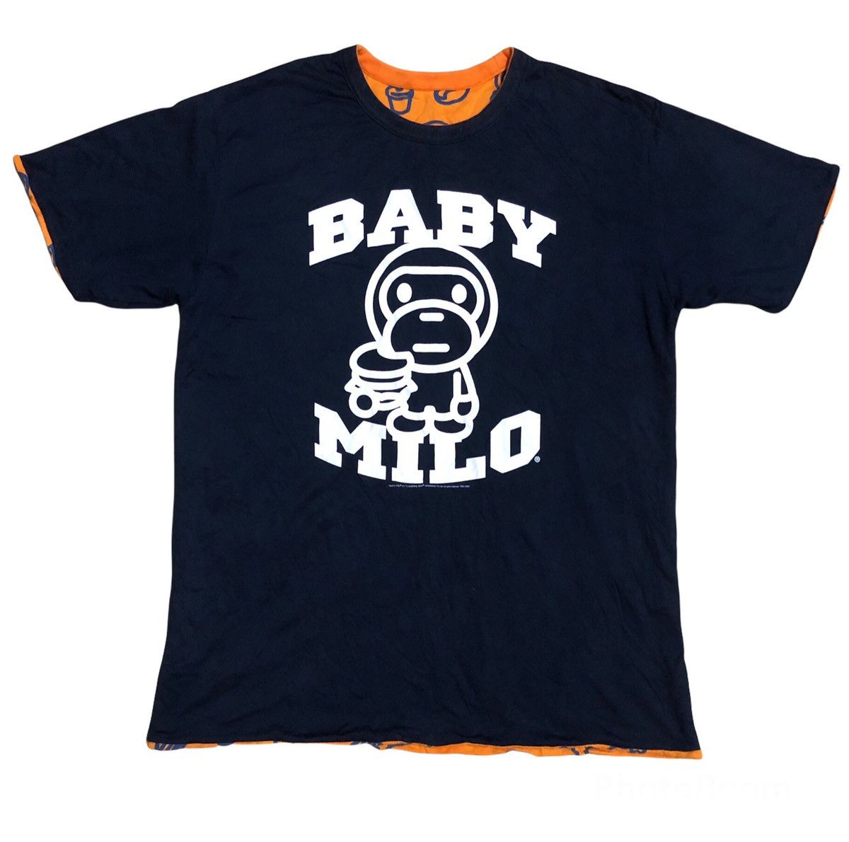 Bape Baby Milo Junk Food Reversible Tee Size US L / EU 52-54 / 3 - 2 Thumbnail