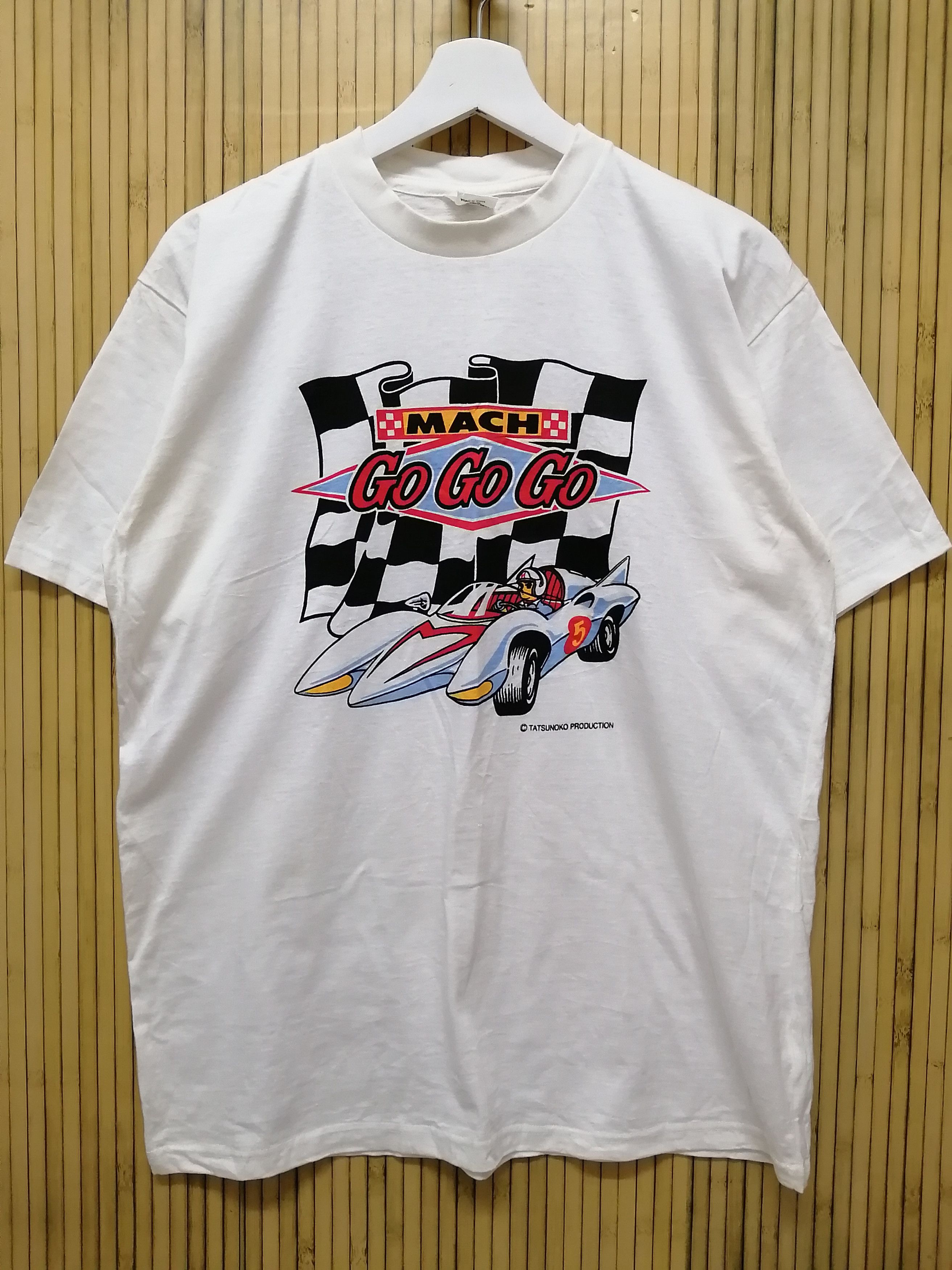 Vintage Vintage SPEED RACER Go Go Go Tatsunoko Production Tee Size US L / EU 52-54 / 3 - 7 Thumbnail