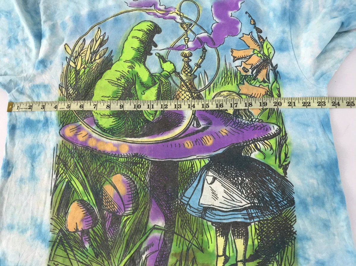 Liquid Blue Alice in Wonderland Tee Hookah Psychedelic All Over Tie Dye Size US XL / EU 56 / 4 - 7 Thumbnail