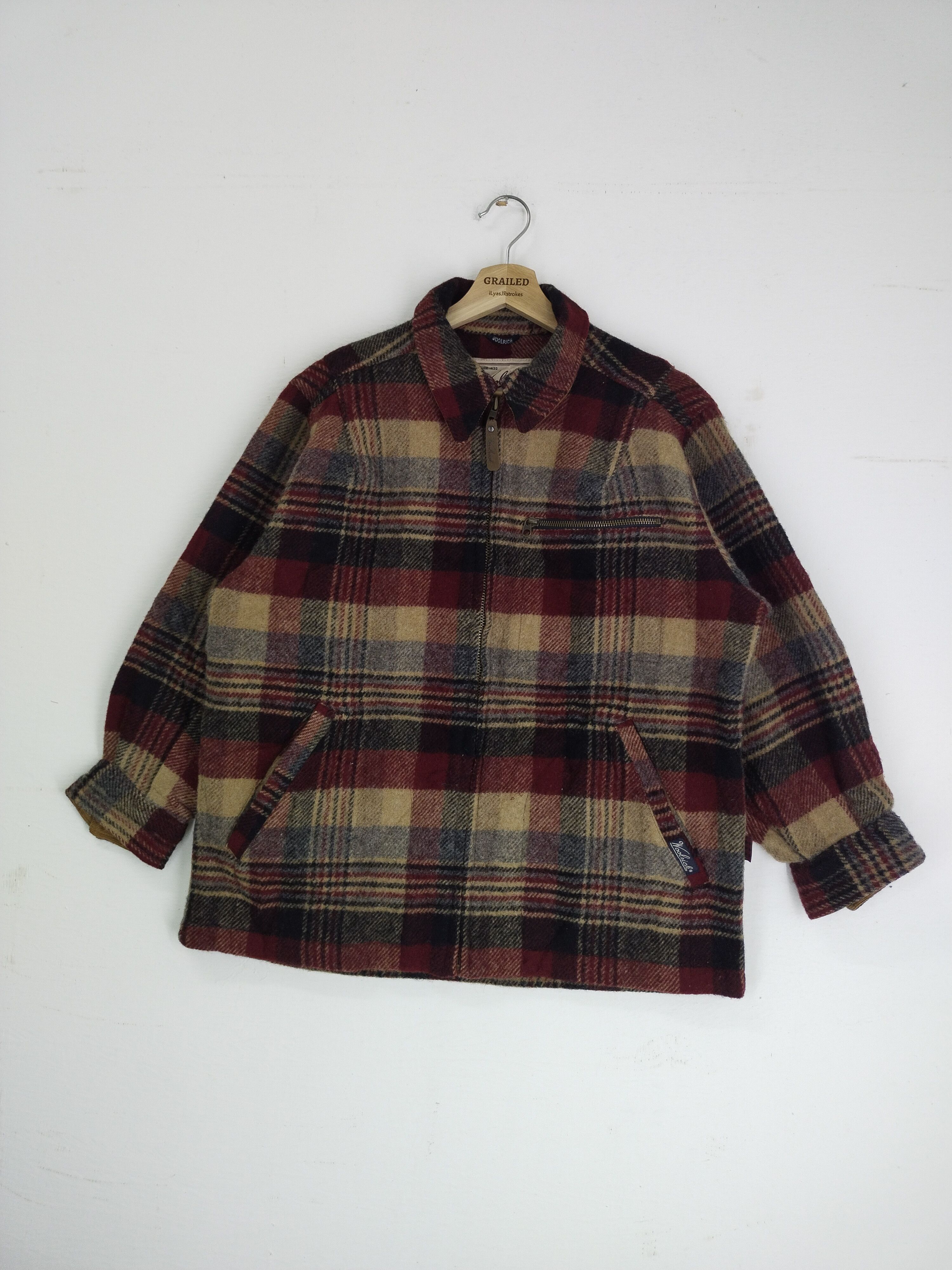 Woolrich Woolen Mills Rare Vintage Woolrich Flannel Jacket Size US L / EU 52-54 / 3 - 4 Thumbnail