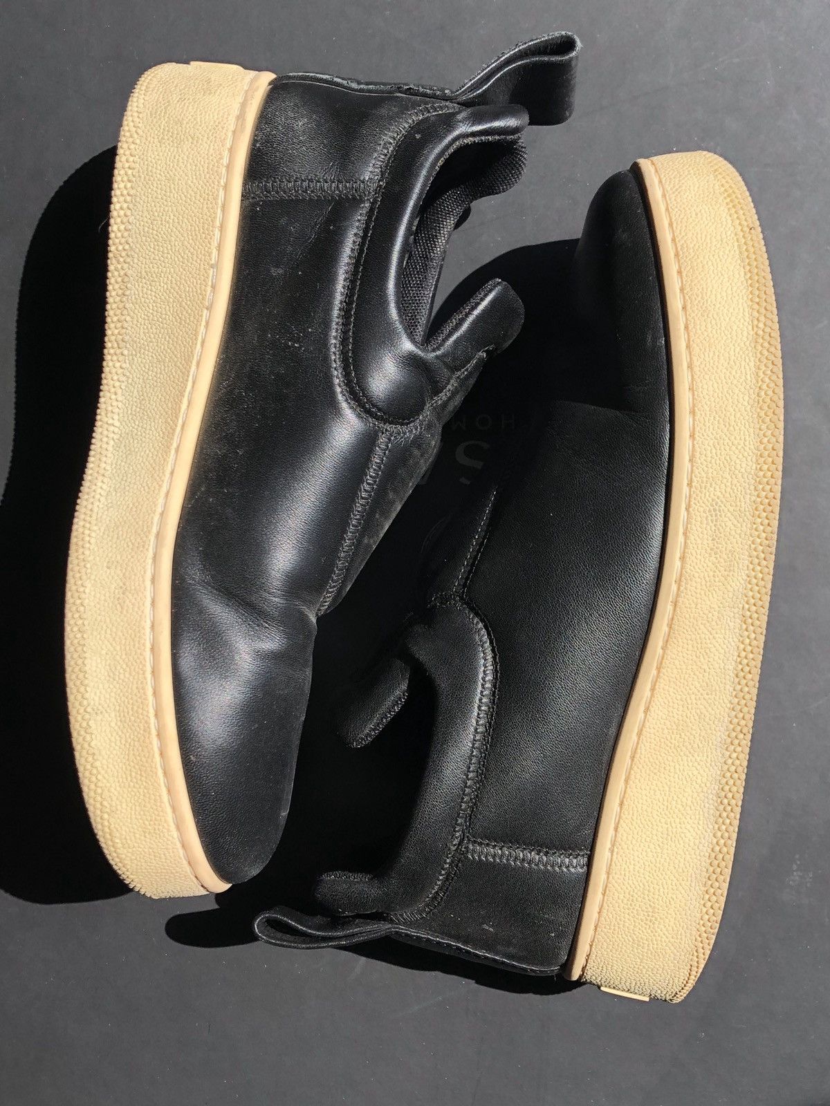 Celine Phoebe Philo Black Pull On Stretch Nappa Slip On Sneaker Size US 7 / IT 37 - 3 Thumbnail