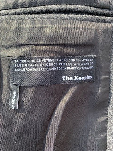 The Kooples The Kooples Mandarin Collar Cashmere Blend Coat Size US S / EU 44-46 / 1 - 6 Thumbnail