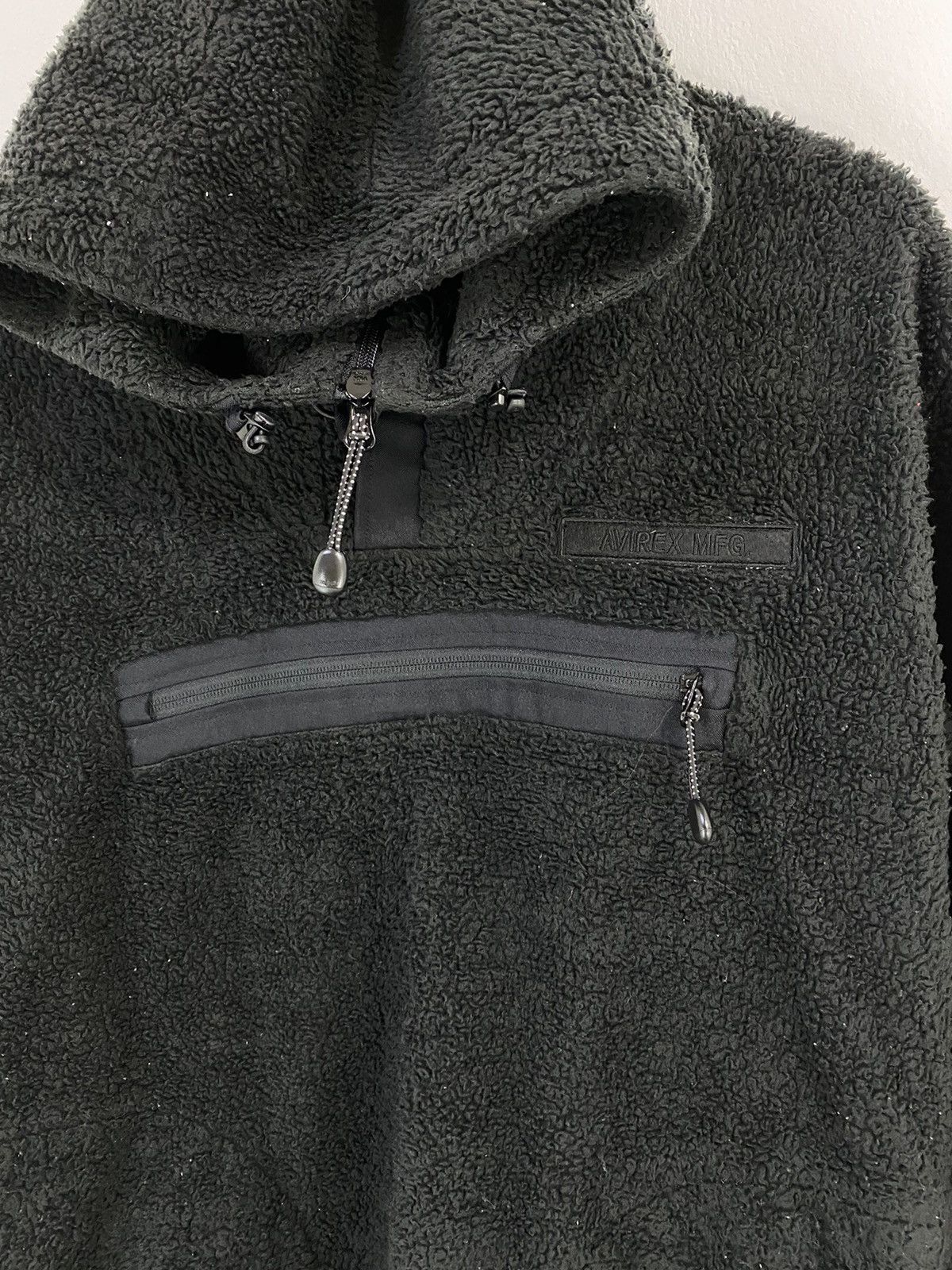 Avirex Avirex Anorak Sherpa Jacket With Hoodies Design Size US XL / EU 56 / 4 - 4 Thumbnail