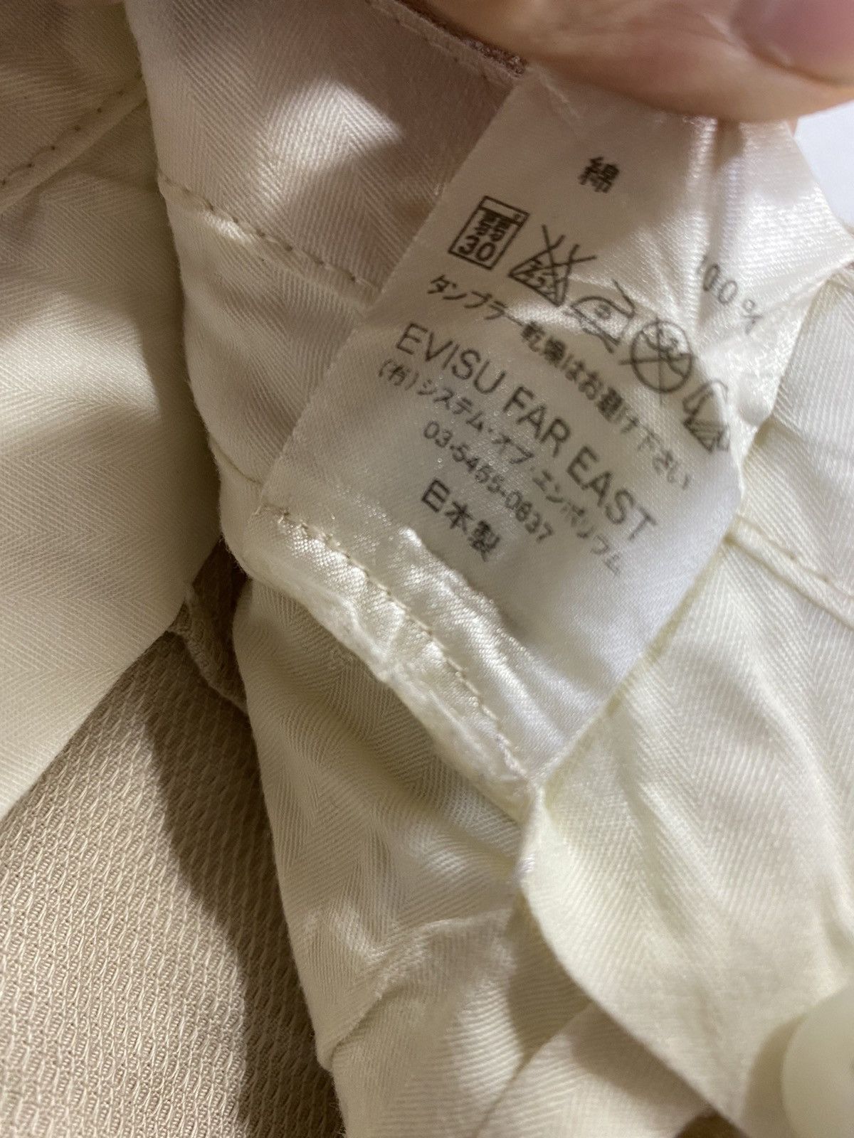 Evisu Evisu Casual Pants Stripe Design Back Logo Pocket Size US 31 - 8 Thumbnail
