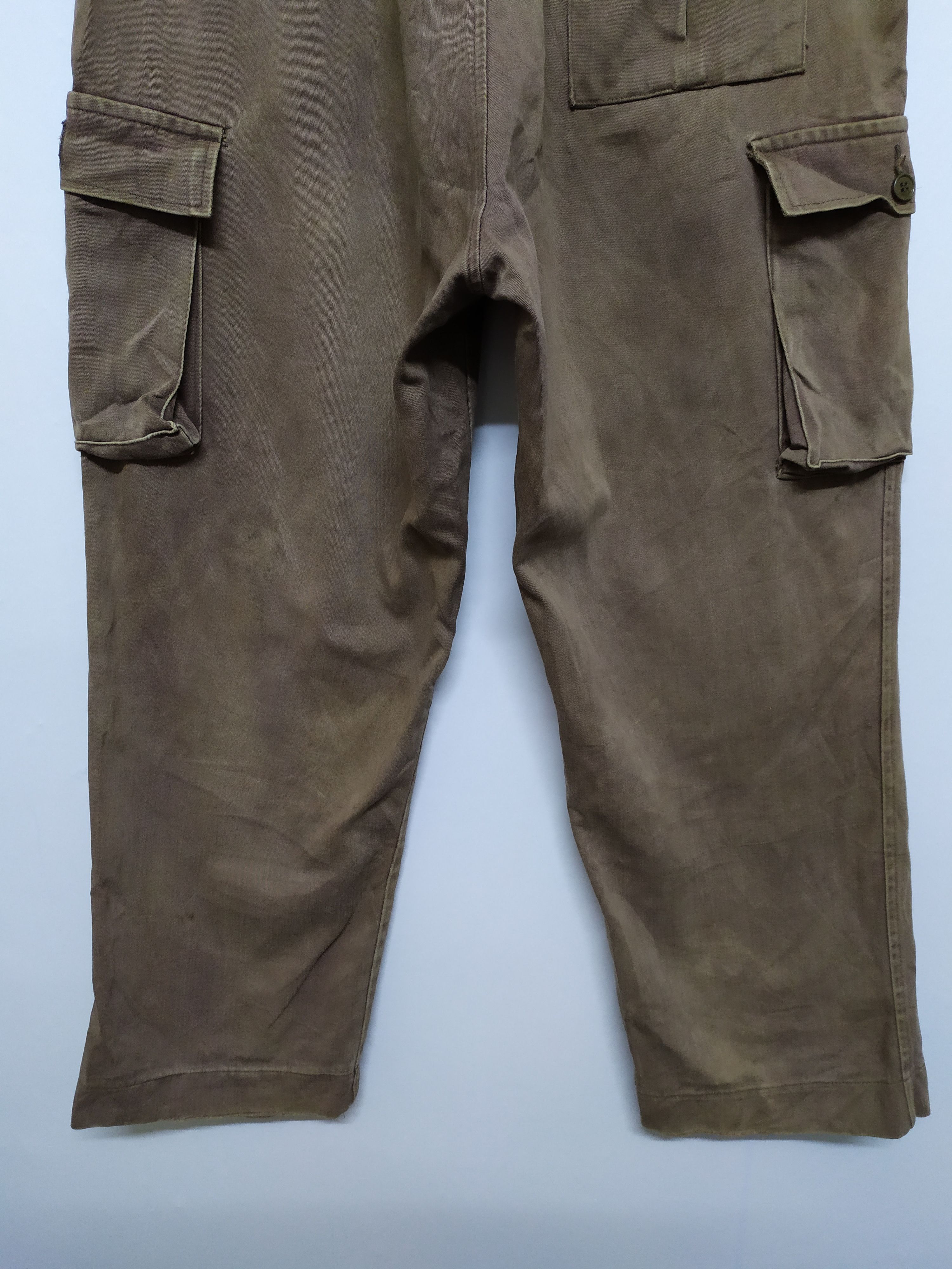 Japanese Brand JAPANESE BRAND FADED BROWN BAGGY WORKWEAR CARGO PANTS Size US 34 / EU 50 - 6 Thumbnail