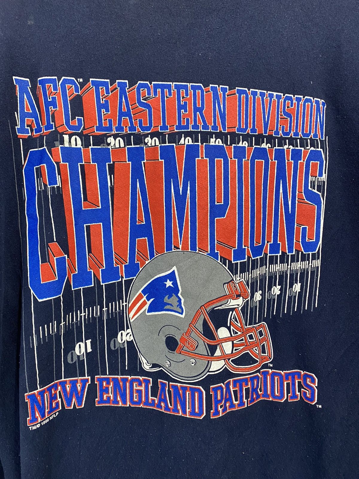 NFL Vintage 90’s New England Patriots Sweatshirt AFC Eastern Size US L / EU 52-54 / 3 - 3 Thumbnail