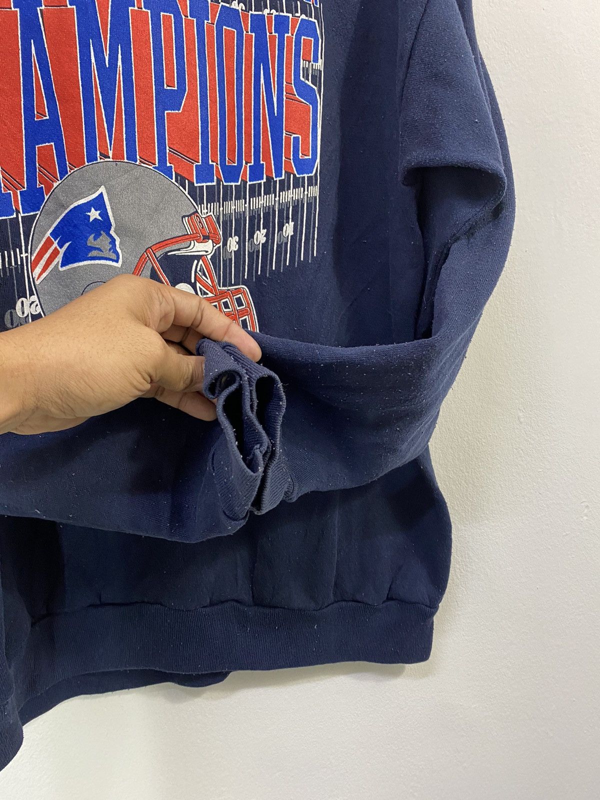 NFL Vintage 90’s New England Patriots Sweatshirt AFC Eastern Size US L / EU 52-54 / 3 - 6 Thumbnail