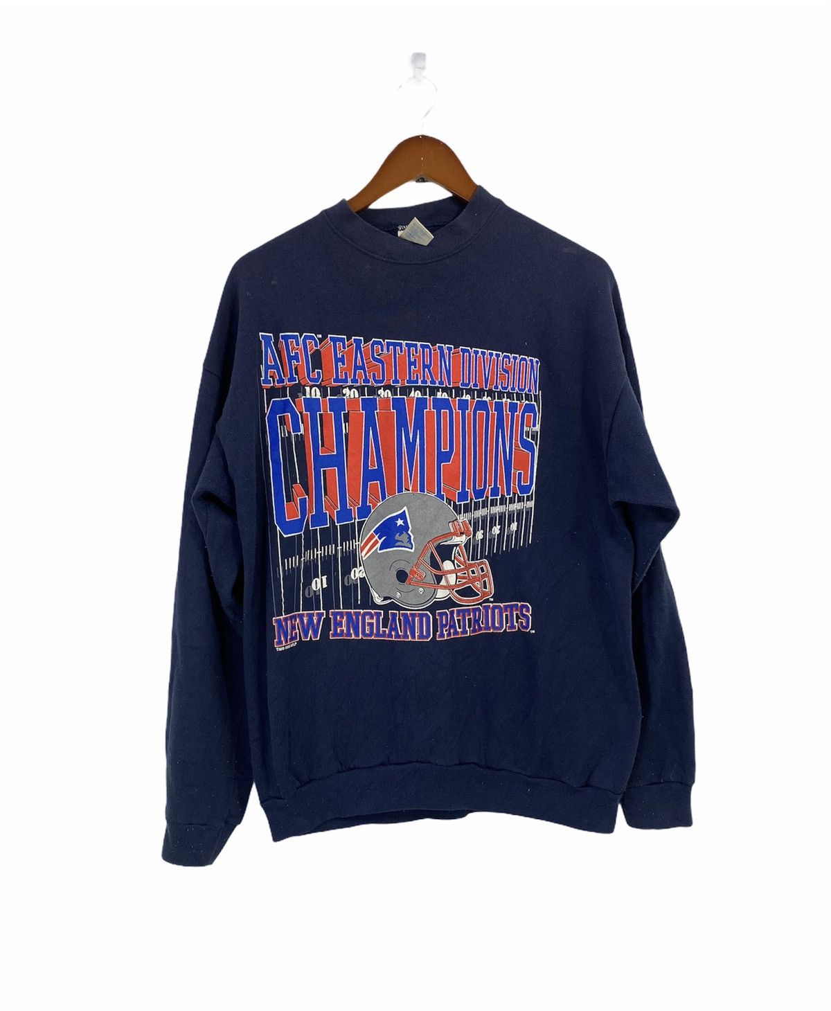Vintage 90's New England Patriots Sweatshirt AFC Eastern