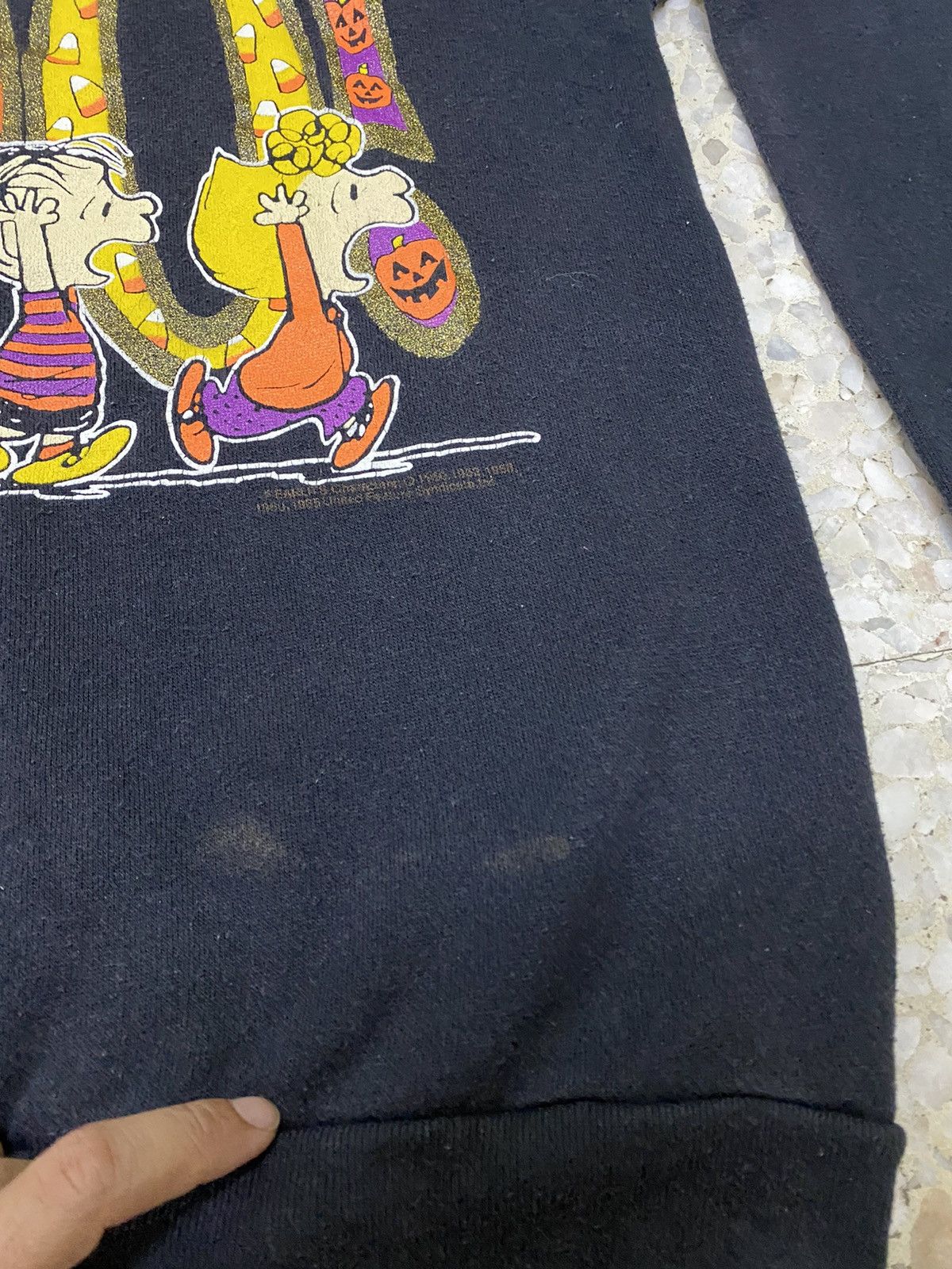 Cartoon Network Vintage 90’s BOO! Peanut Halloween Theme Sweatshirt Design Size US L / EU 52-54 / 3 - 7 Thumbnail