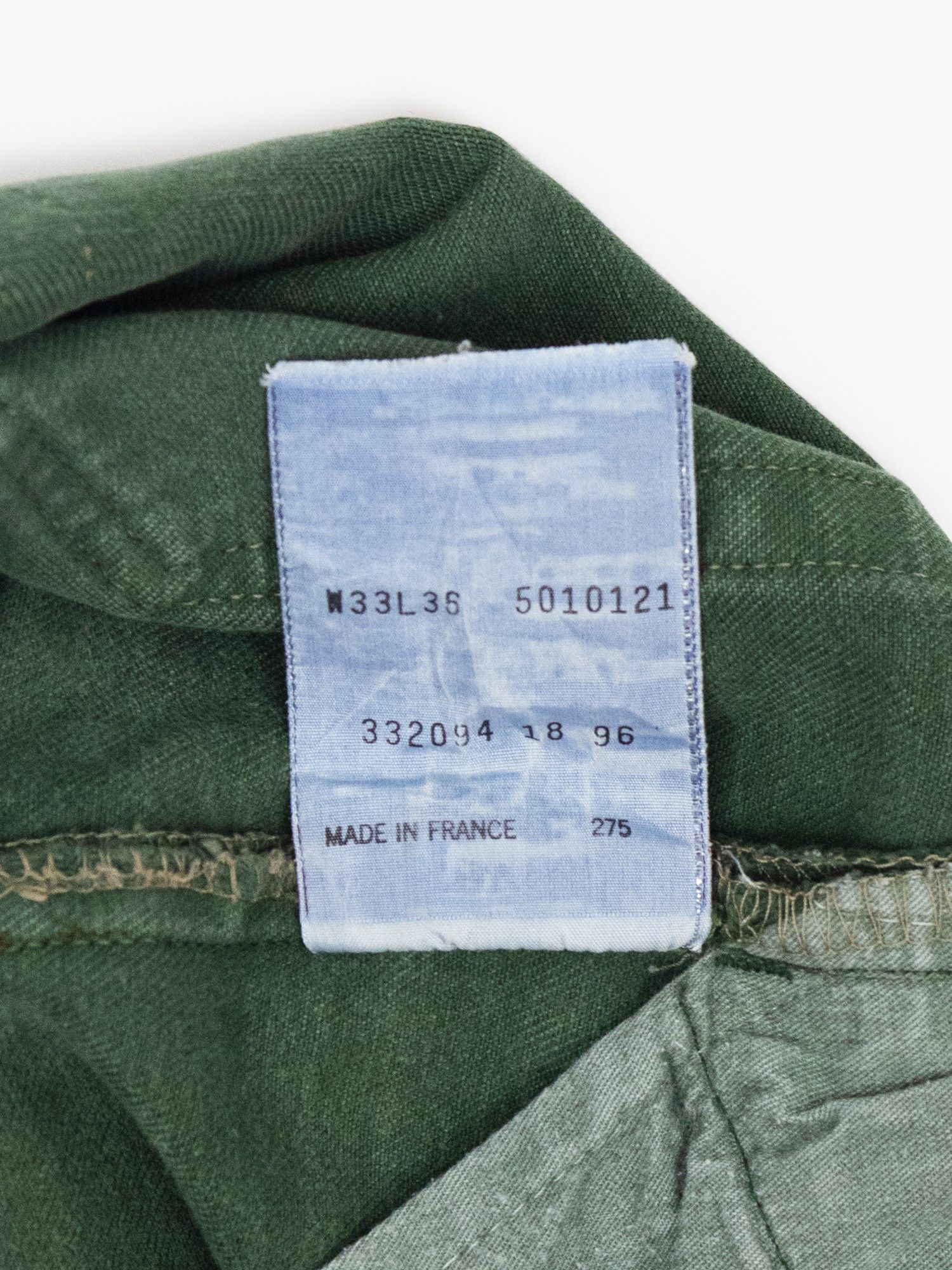 Levi's × Vintage 90s Levis 501 Faded Overdyed Green Flared Raw Hem Jeans Size US 32 / EU 48 - 6 Thumbnail