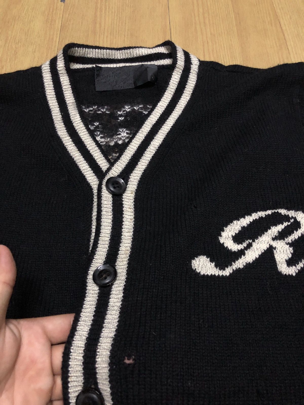 Roen Roen Dead Or Alive Silent Scream Big Skull Cardigan Size US M / EU 48-50 / 2 - 7 Thumbnail