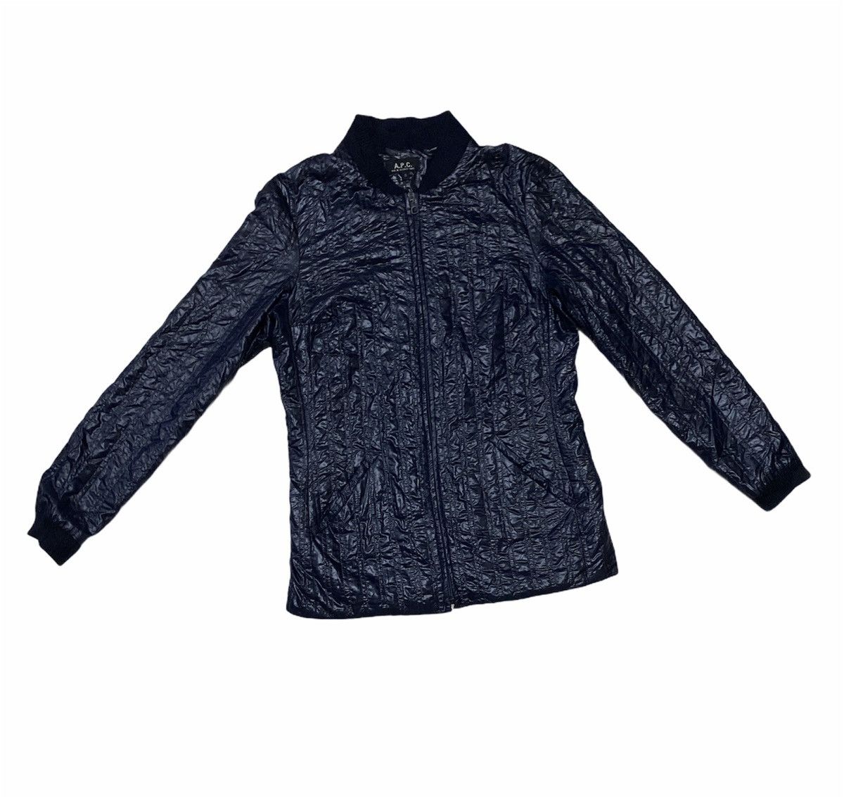 A.P.C. A.P.C. Quilted Jacket Dark Blue Nice Design Size US S / EU 44-46 / 1 - 1 Thumbnail