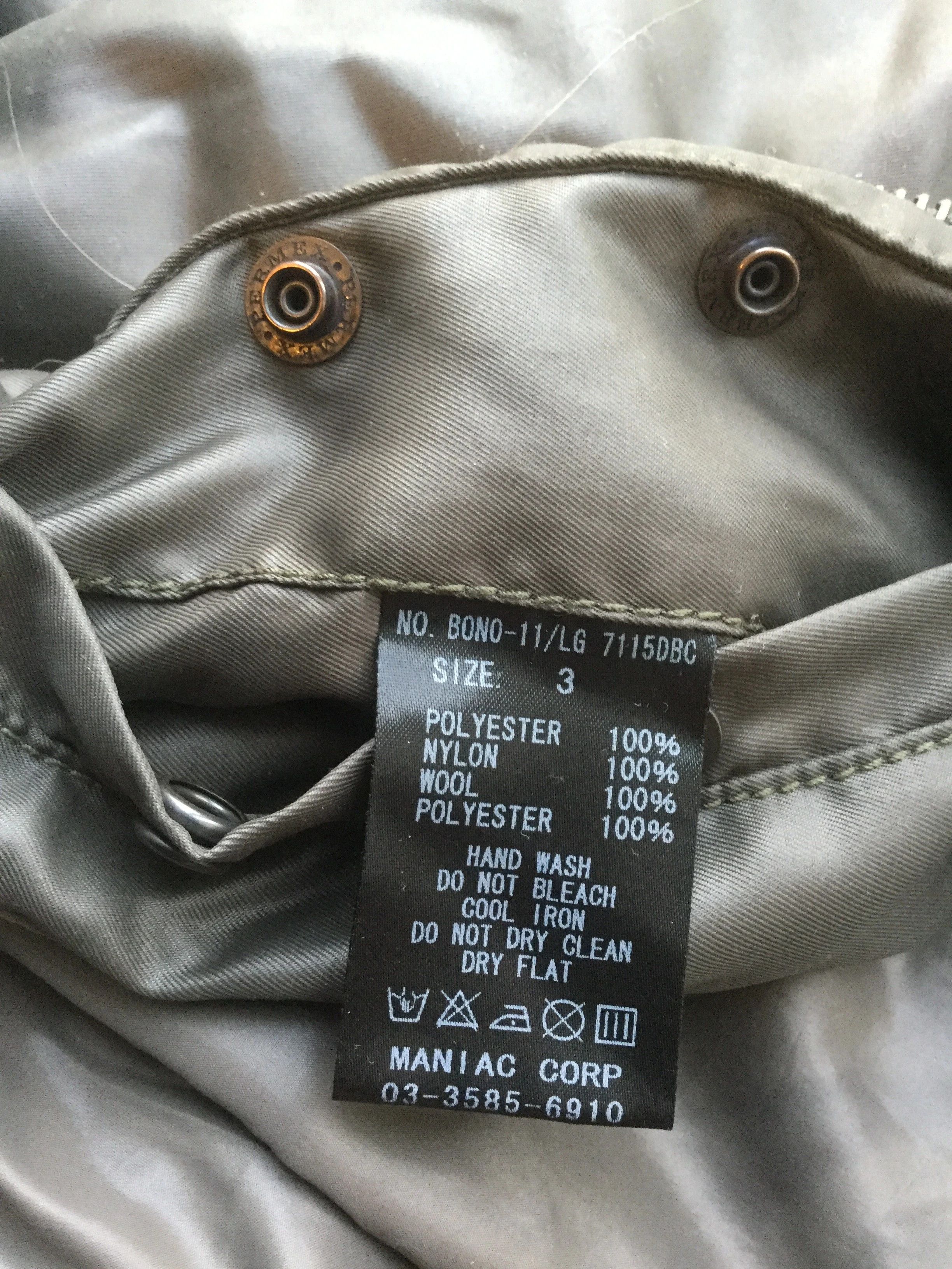 If Six Was Nine BONO-11 long hooded parka.Like Rick Owens or Julius Size US XS / EU 42 / 0 - 3 Thumbnail