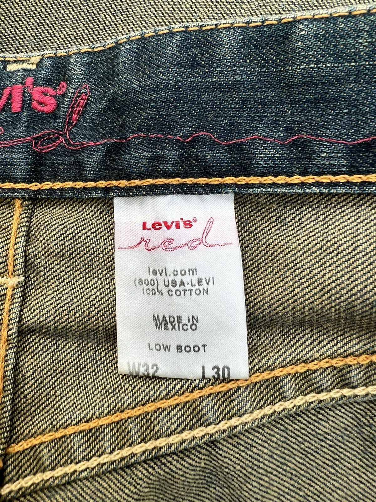 Levi's Vintage Levi's Red Denim Jeans Size US 31 - 19 Thumbnail