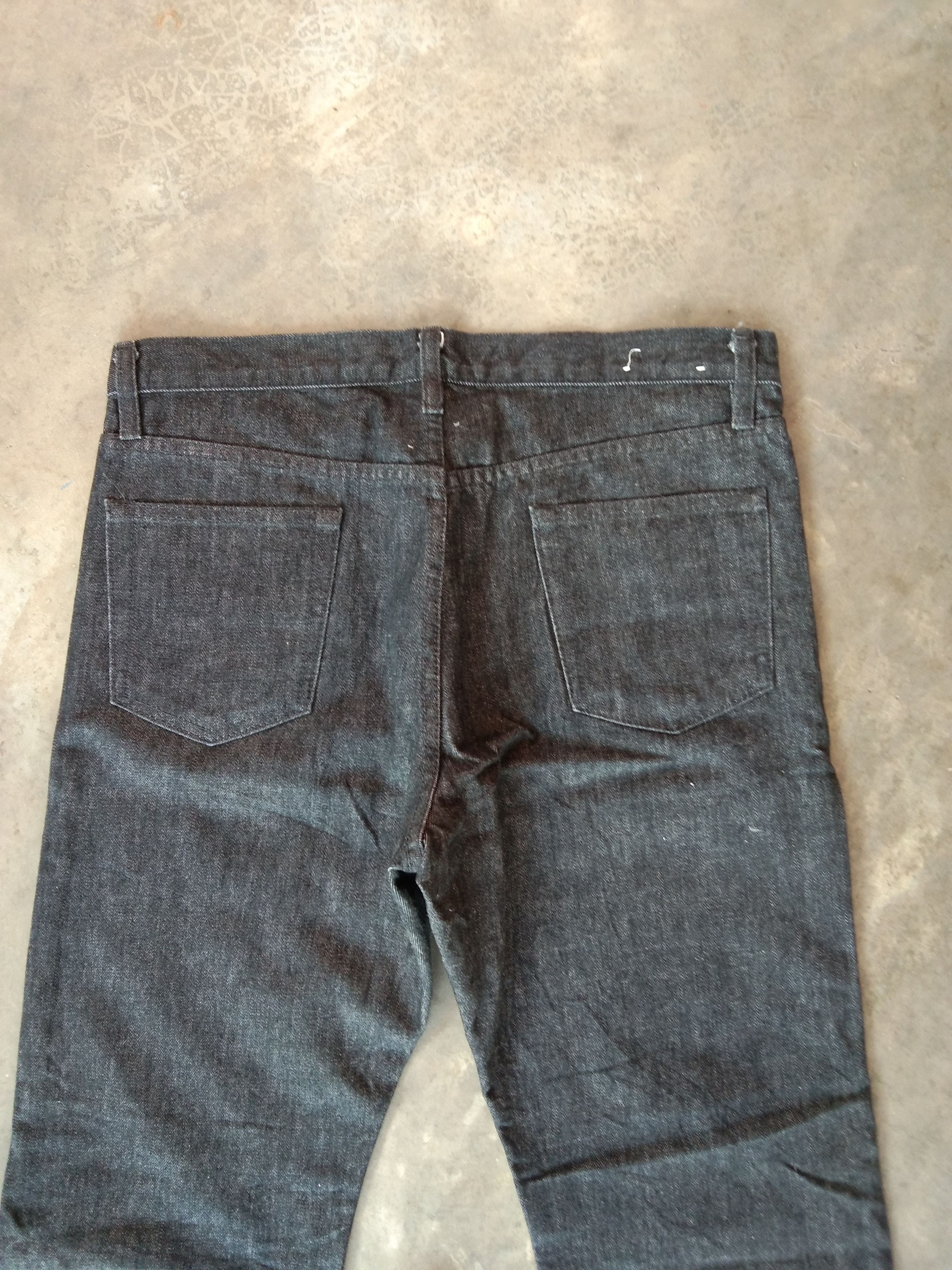 Japanese Brand Beauty & Youth Blue Denim Jeans 33x34 Size US 33 - 4 Thumbnail