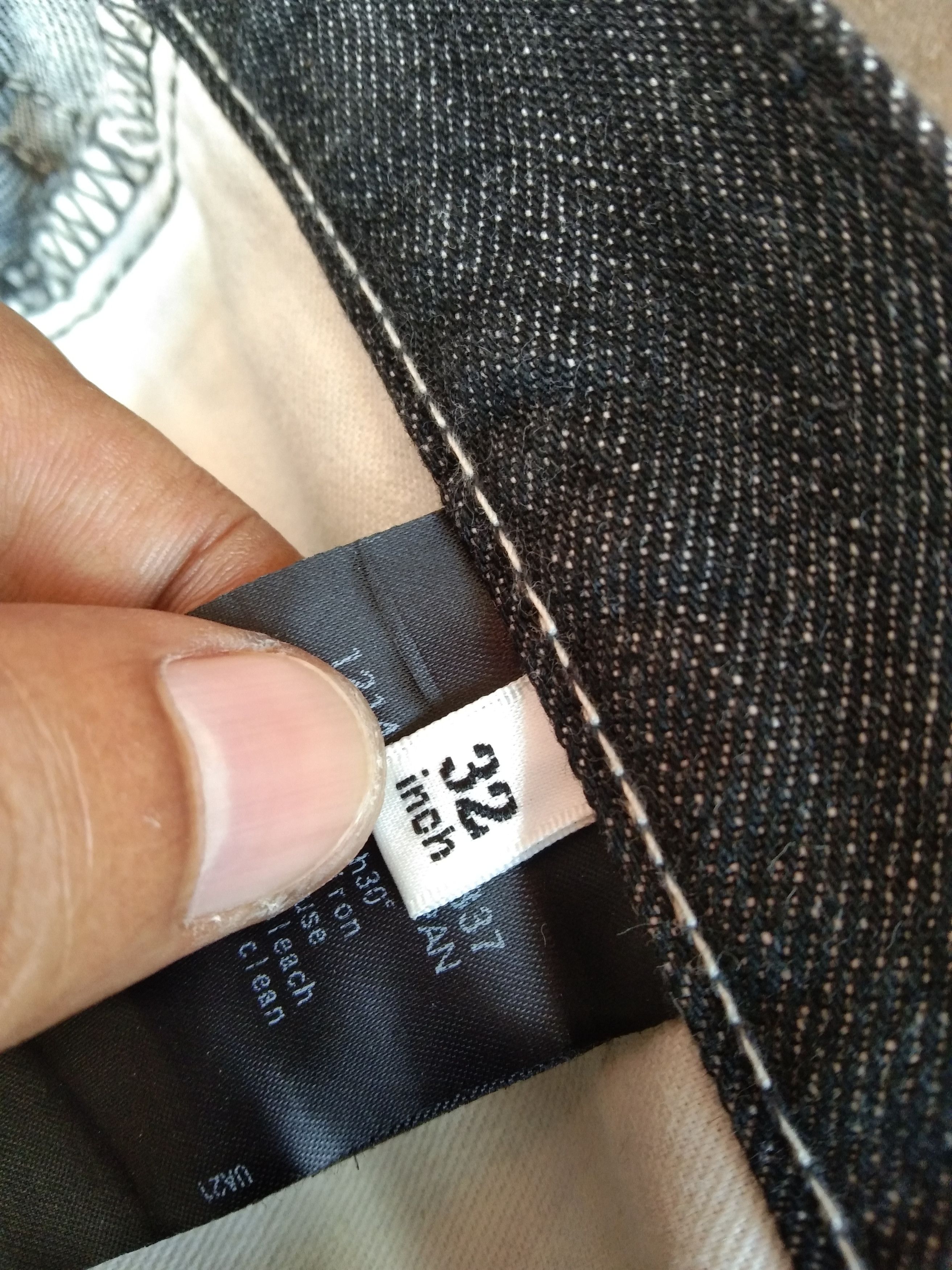 Japanese Brand Beauty & Youth Blue Denim Jeans 33x34 Size US 33 - 7 Thumbnail