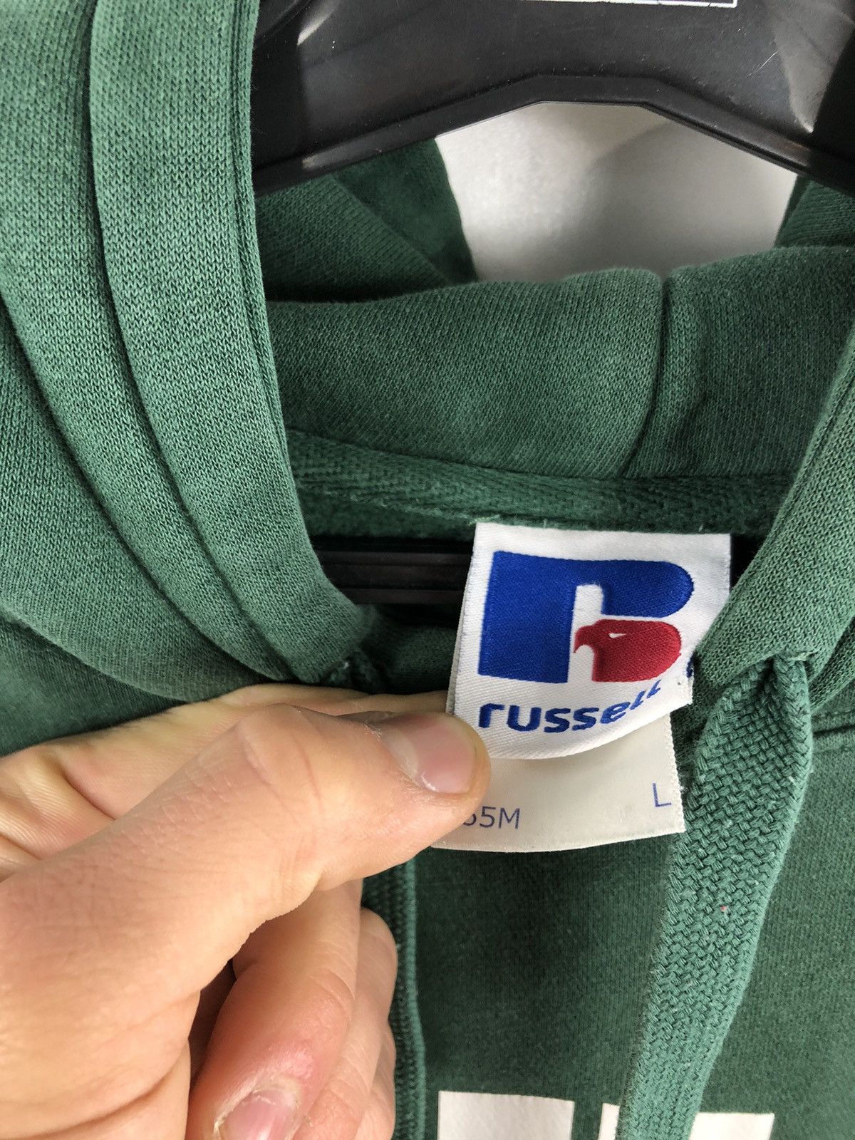 Japanese Brand × Russell Athletic Vintage Russell NullAcht Hoodie Green Size L Size US L / EU 52-54 / 3 - 7 Thumbnail