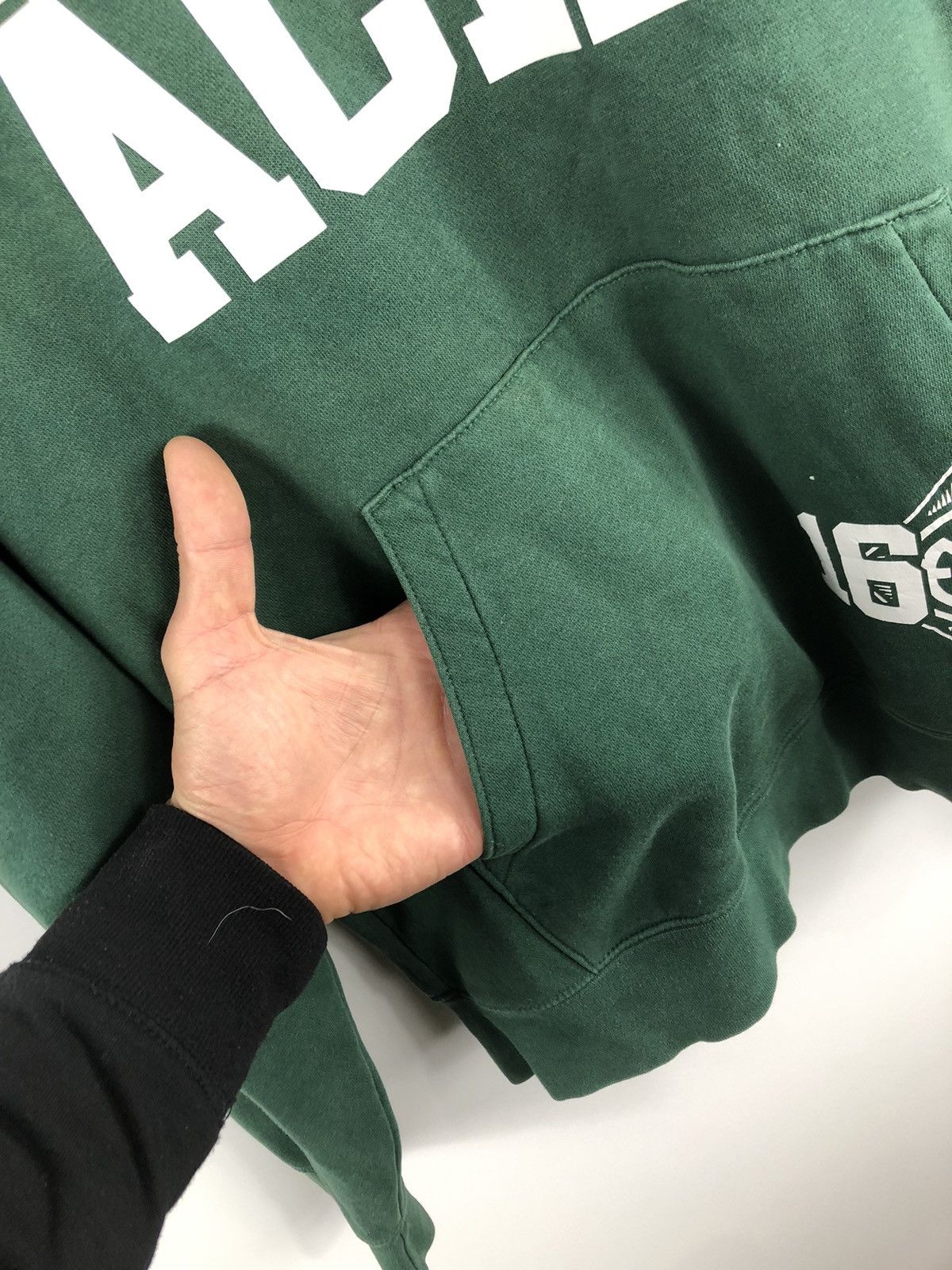 Japanese Brand × Russell Athletic Vintage Russell NullAcht Hoodie Green Size L Size US L / EU 52-54 / 3 - 6 Thumbnail