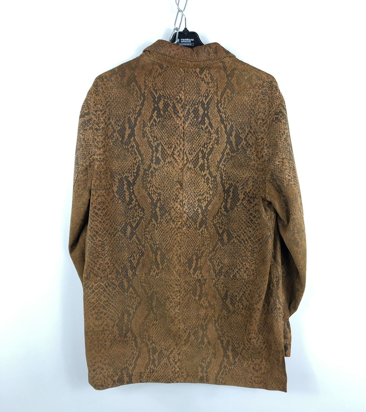 Designer × Vintage Mabrun Woman’s Crocodile Leather Jackets Button Style Sz L Size L / US 10 / IT 46 - 2 Thumbnail