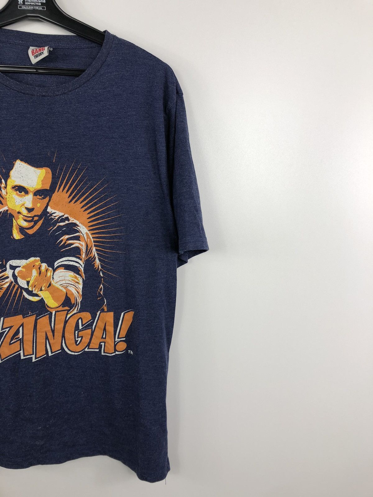 Other The Big Bang Bazinga Big Logo T Shirt Navy Size M Size US M / EU 48-50 / 2 - 5 Thumbnail