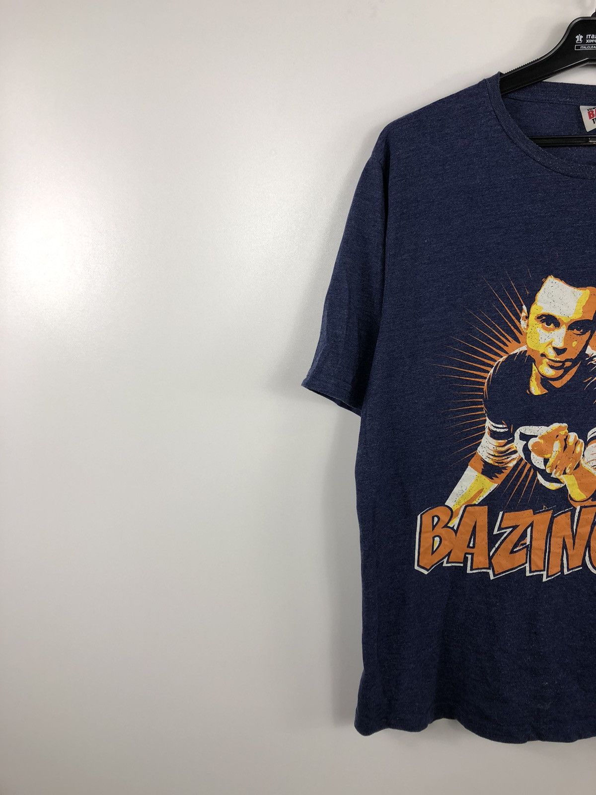 Other The Big Bang Bazinga Big Logo T Shirt Navy Size M Size US M / EU 48-50 / 2 - 4 Thumbnail