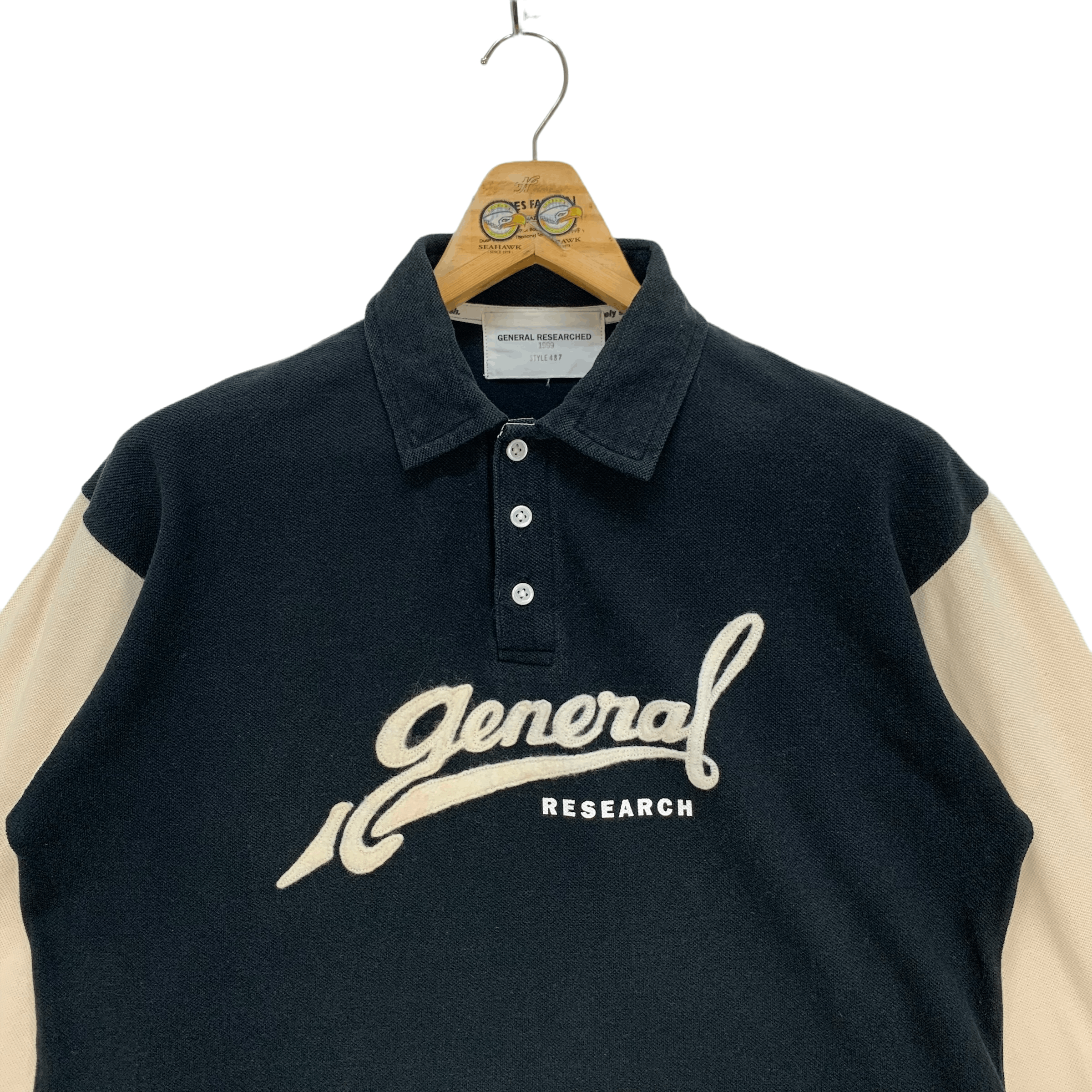 General Research 99's General Research 487 Style LS Polo Shirt #4127-143 Size US L / EU 52-54 / 3 - 2 Thumbnail