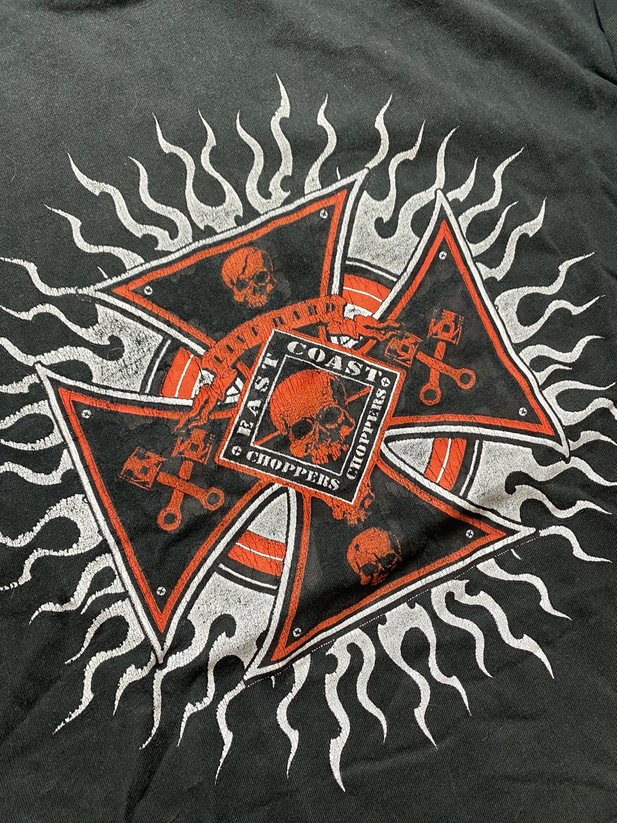 Vintage Vintage 90s distressed east coast choppers Size US M / EU 48-50 / 2 - 2 Thumbnail
