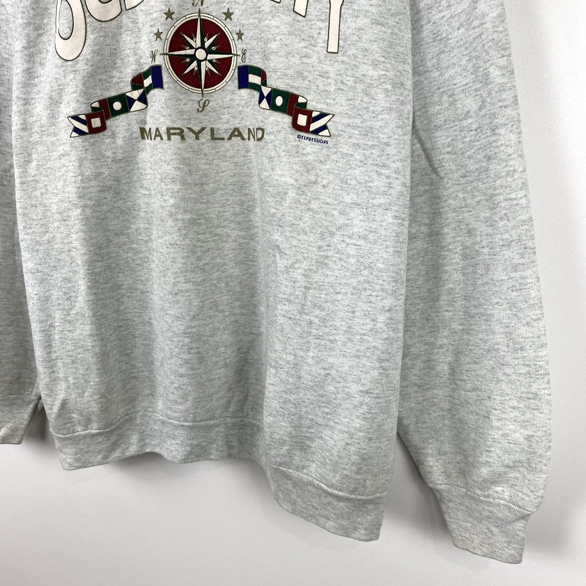Fruit Of The Loom × Vintage VTG Ocean City Maryland Sweatshirt Made in USA Size XL Size US XL / EU 56 / 4 - 4 Thumbnail