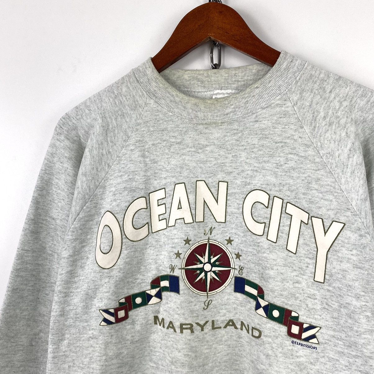 Fruit Of The Loom × Vintage VTG Ocean City Maryland Sweatshirt Made in USA Size XL Size US XL / EU 56 / 4 - 5 Thumbnail